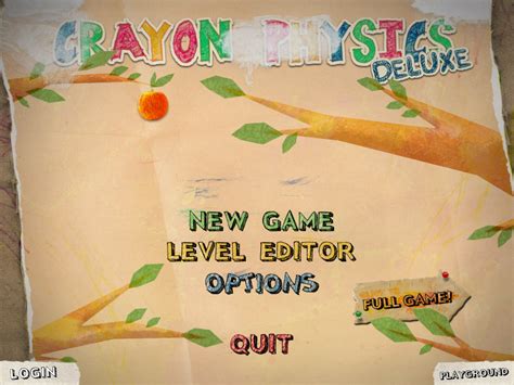 Crayon Physics Deluxe - あなたの想像力を形にする、ユニークな物理パズルゲーム！